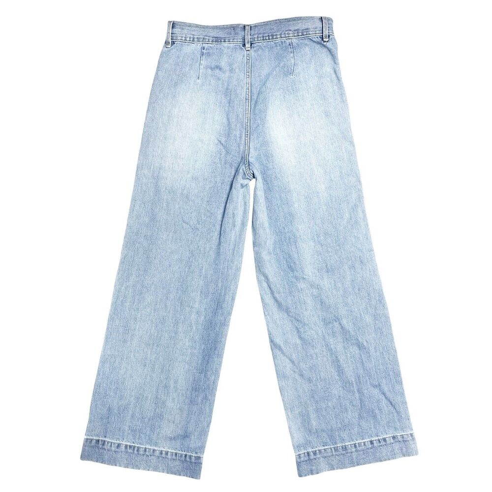 FRYE Nadia High-Rise Wide-Leg Light Vintage Wash Jeans Size 26 - Picture 2 of 8